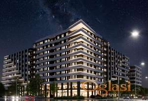 Novi Sad - stanovi u stambeno-poslovnom kompleksu u izgradnji - garsonjera 27m2  77650 eura