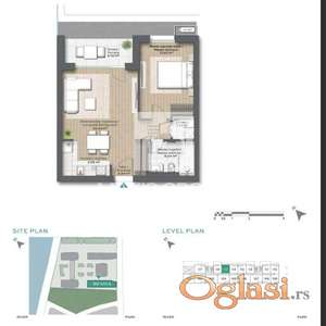 na rate bez provizije- BW SAVA 56,45m2 - lux ID#1360