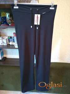 Nova zenska pamucna trenerka donji deo Step Crna XL 2XL 3XL Novo