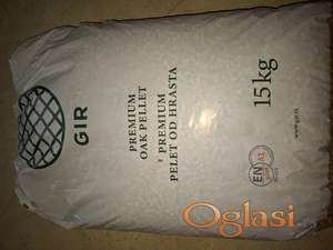 Pelet o hrasta bez kore