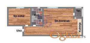 Dvosoban stan u izgradnji na Telepu