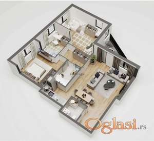 Novogradnja, Žarkovo, 78.17 m2 + pdv