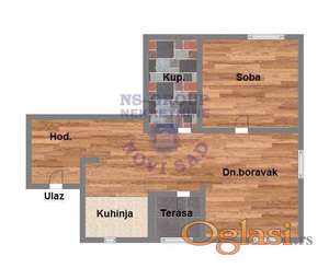 Dvosoban u Telepu u izgradnji - 43m2 !