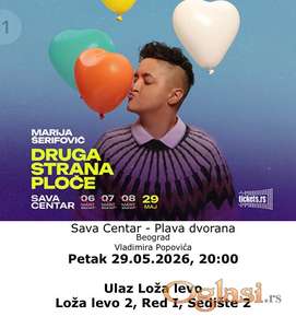 Karte za koncert Marije Serifovic