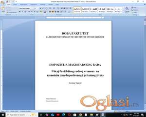 Seminarski Diplomski Master