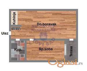 Dvosoban stan u izgradnji na Telepu