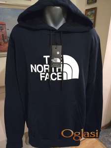 Novi muski markirani duks sa kapuljacom The North Face 2XL Teget Novo