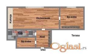 Odlican dvoiposoban stan u centru