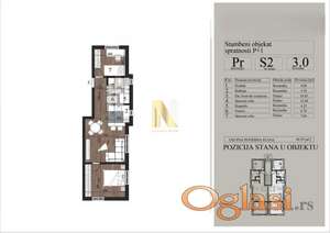 Sajlovo - 2.5 stan - gratis parking i dvorište - cena sa PDV-om