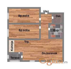 Trosoban stan - fantastičan raspored - PDV
