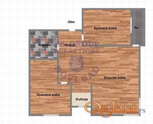 Dvoiposoban stan u izgradnji, 50m2