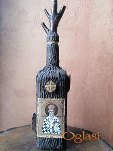 Sveti Vasilije Ostroški, ukrasna flasa