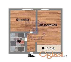 Kvalitetna izgradnja u Futogu. Dvosoban stan.