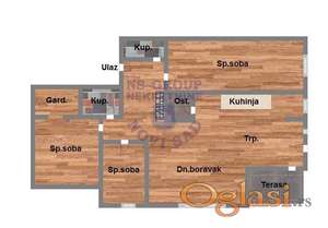 Izgradnja 2026! Četvorosoban stan na Bulevaru Patrijarha Pavla!