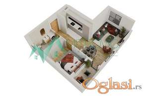 Novi Sad, Salajka - Jednoiposoban stan  45m2 