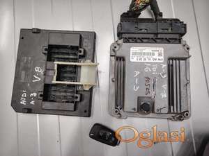 Audi a3 v8 motorni računar komplet 1.6 105 ks