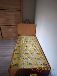 Deciji krevet 160x80 sa dusekom i fijokama