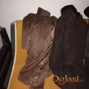 Dve kožneno krznene jakne