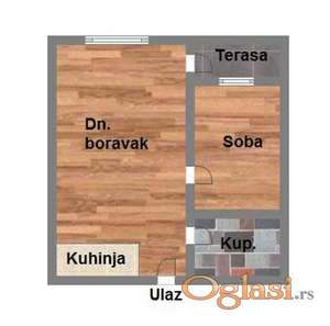 Dvosoban 40m2 u izgradnji