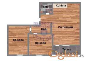 Dvoiposoban 49m2 Mišeluk