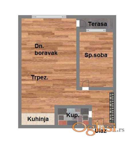Dvosoban stan u izgradnji na Telepu!