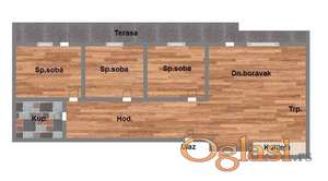 cetvorosoban stan 102m2 adice izgradnja