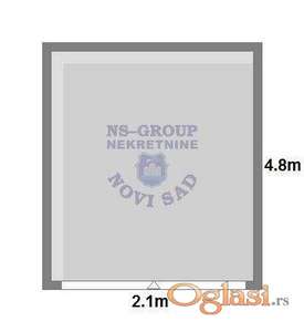 Garaža u suterenu zgrade u izgradnji u Petrovaradinu