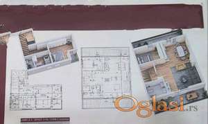 **Porodični duplex 107 m² – tri spavaće sobe, dve terase, povrat PDV-a,**