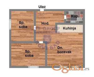 Dvoiposoban 50m2 Adice