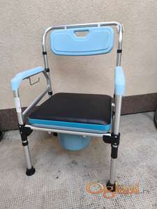 Toaletna wc stolica aluminijumska nosivost do 200kg