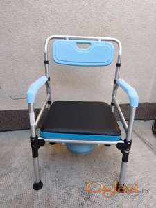 Toaletna wc stolica aluminijumska nosivost do 200kg