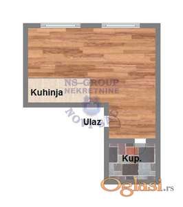 Garsonjera 31m2 Telep