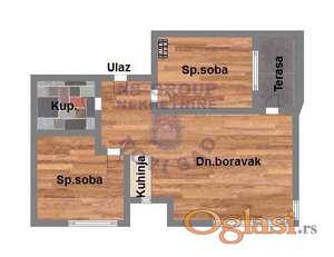 Dvoiposoban 50m2 Petrovaradin