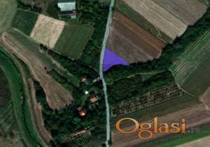 Lep  plac za gradnju, 755m2, na putu Mezgraja-Donja Toponica