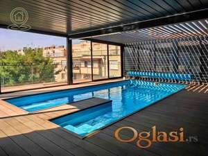 Na prodaju fenomenalan četvorosoban stan sa privatnim bazenom - 245m2- Adamovićevo naselje