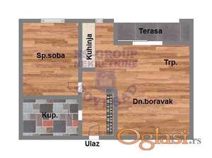 Odličan dvosoban stan u Sremskoj Kamenici!