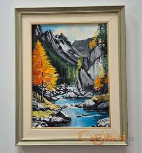 Ulje na platnu - Jesenja carolija, slika osam.