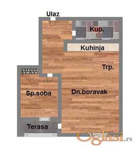 Dvosoban u izgradnji 45m2