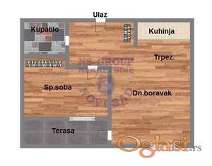 Dvosoban 45m2 Mišeluk