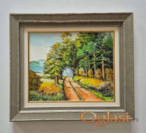 Ulje na platnu - Prolecni pejzaz 2, prelepo!