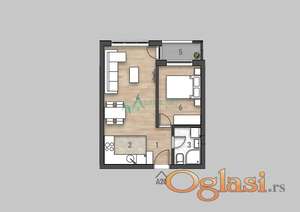 Stan od 40m2 - Savremen stambeni kompleks na prestižnoj lokaciji