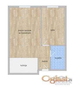 STAN - NOVI SAD - TELEP - 39m2 - 105300 evra