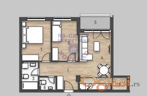 Trosoban, 61m2 Salajka