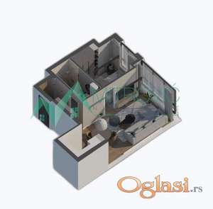 Novi Sad, Sajam - Luksuzni stanovi u novogradnji - odlična lokacija! 36,62 m2 m2 