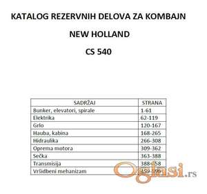 New Holland CS 540 - katalog delova
