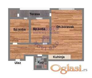 Odličan trosoban stan u izgradnji - Nova Detelinara