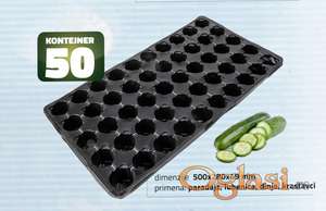 Plasticni kontejneri (saksije) za sadnice 8 velicina