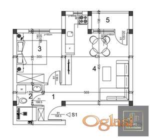 Odličan dvosoban stan! Sa pdv-om! Veternik!