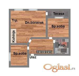 Dvoiposoban stan izgradnja PDV