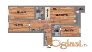 Četvorosoban 87m2 Podbara